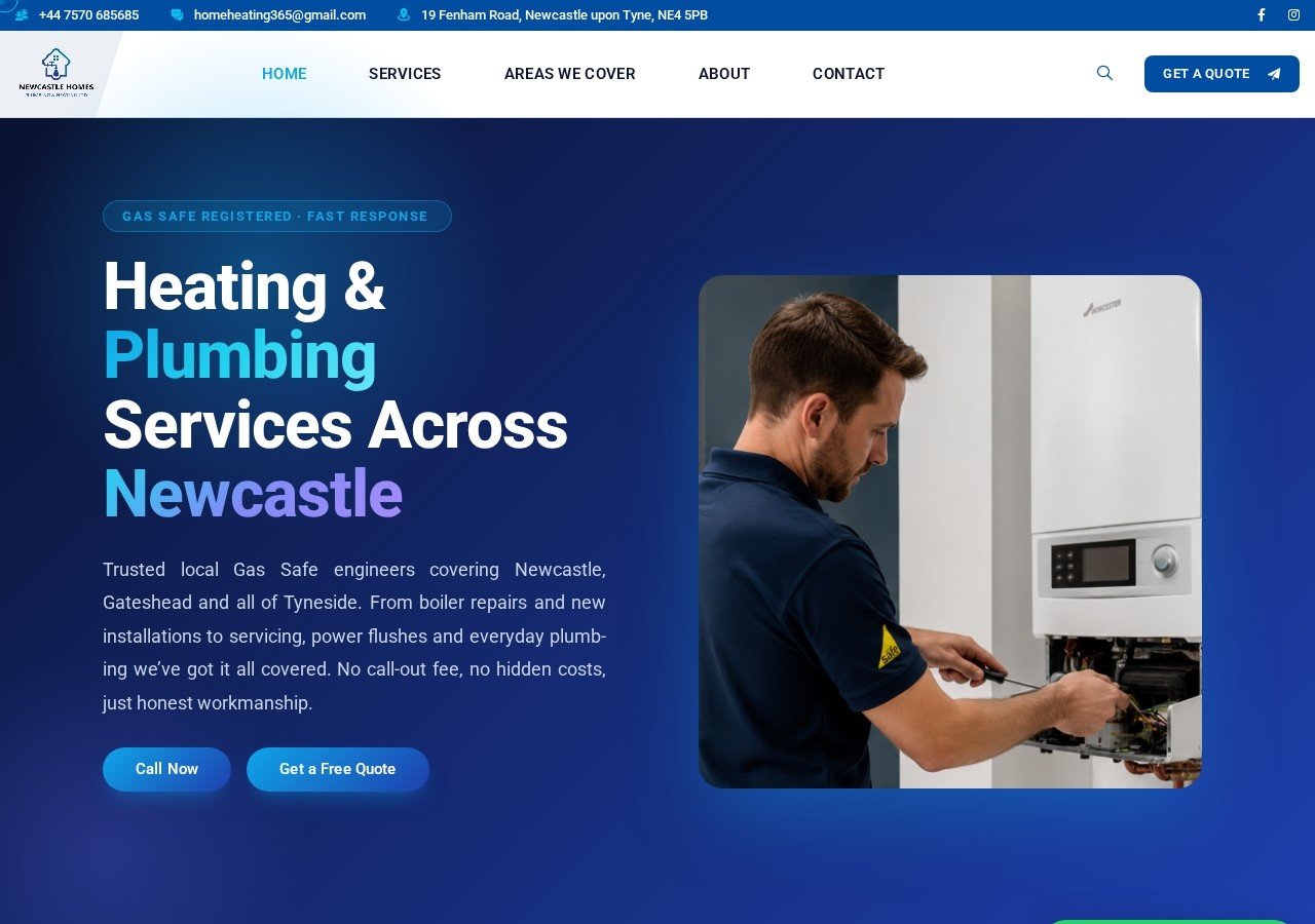 Newcastle Homes Heating